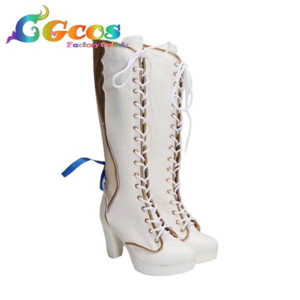 画像2: バーチャルYouTuber　コスプレ靴　VTuber　Hebi　コスプレブーツ　コスプレ衣装 (2)