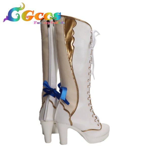 画像3: バーチャルYouTuber　コスプレ靴　VTuber　Hebi　コスプレブーツ　コスプレ衣装 (3)