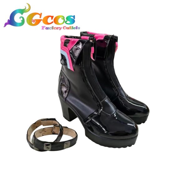 画像2: アークナイツ　コスプレ靴　イヴォンヌ　コスプレブーツ　コスプレ衣装 (2)