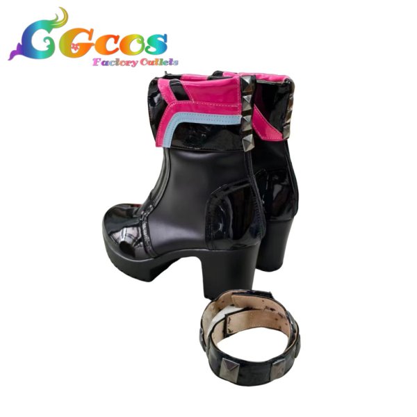 画像3: アークナイツ　コスプレ靴　イヴォンヌ　コスプレブーツ　コスプレ衣装 (3)