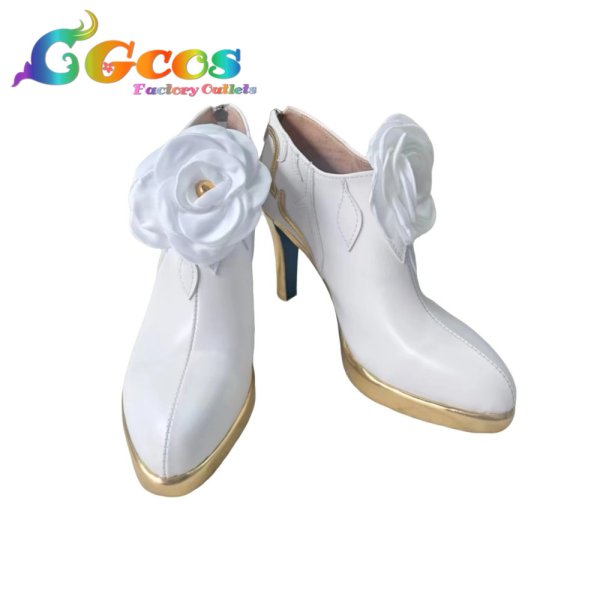 画像1: IdentityV 第五人格　コスプレ靴　骨董商　戚十一　破裂する音　コスプレブーツ　コスプレ衣装 (1)