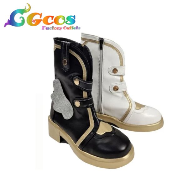 画像2: 崩壊：スターレイル　コスプレ靴　トリビー　イッテ星穹　コスプレブーツ　コスプレ衣装 (2)