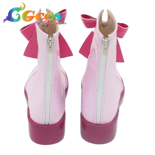 画像4: 名探偵プリキュア!　コスプレ靴　キュアアンサー/明智あんな　日常服　コスプレブーツ　コスプレ衣装 (4)