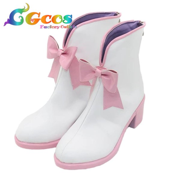 画像2: Re:ゼロから始める異世界生活　コスプレ靴　アナスタシア・ホーシン　コスプレブーツ　コスプレ衣装 (2)