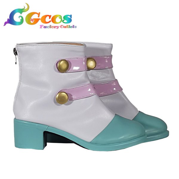 画像3: BanG Dream! ハロー、ハッピーワールド！　コスプレ靴　伝え合う心　弦巻こころ　コスプレブーツ　コスプレ衣装 (3)