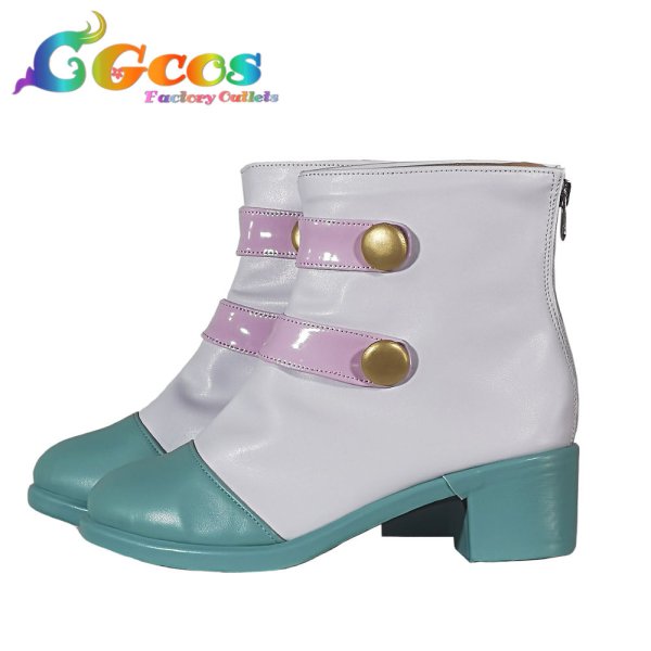 画像2: BanG Dream! ハロー、ハッピーワールド！　コスプレ靴　伝え合う心　弦巻こころ　コスプレブーツ　コスプレ衣装 (2)