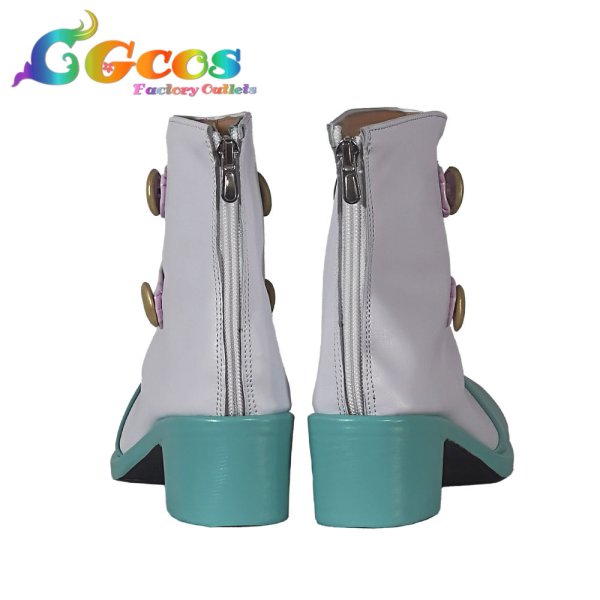 画像4: BanG Dream! ハロー、ハッピーワールド！　コスプレ靴　伝え合う心　弦巻こころ　コスプレブーツ　コスプレ衣装 (4)