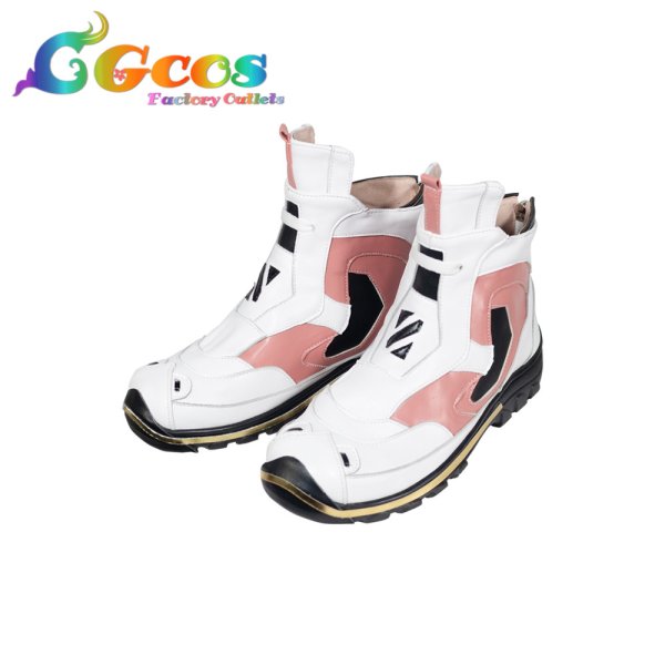 画像2: バーチャルYouTuber　コスプレ靴　VTuber　倉持めると　コスプレブーツ　コスプレ衣装 (2)