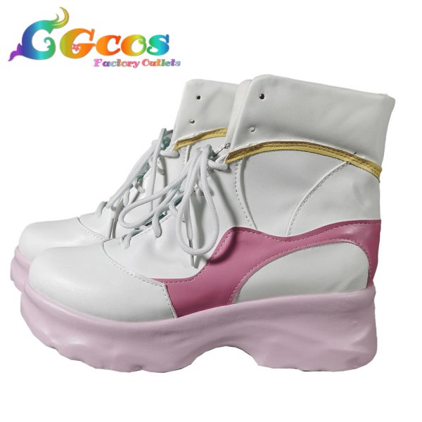 画像3: バーチャルYouTuber　VTuber　HIMEHINA 楽曲「キスキツネ」田中ヒメ　コスプレ靴 　コスプレブーツ (3)