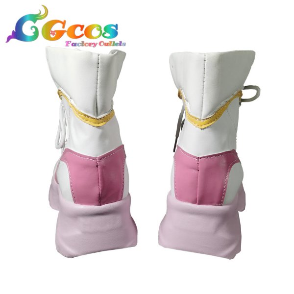 画像4: バーチャルYouTuber　VTuber　HIMEHINA 楽曲「キスキツネ」田中ヒメ　コスプレ靴 　コスプレブーツ (4)