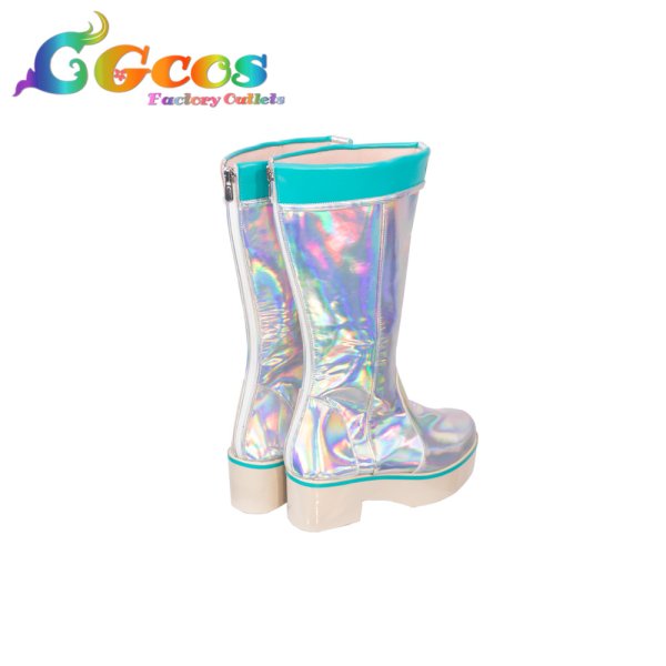 画像3: 学園アイドルマスター　コスプレ靴　雨上がりのアイリス　月村手毬　コスプレブーツ　コスプレ衣装 (3)