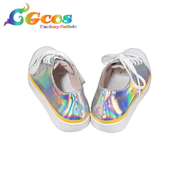 画像4: 学園アイドルマスター　コスプレ靴　藤田ことね　雨上がりのアイリス　コスプレブーツ　コスプレ衣装 (4)