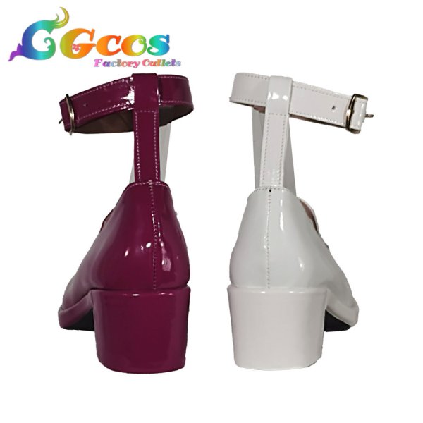 画像4: ウマ娘プリティーダービー　コスプレ靴　ハイセイコー　決勝服　コスプレブーツ　コスプレ衣装 (4)