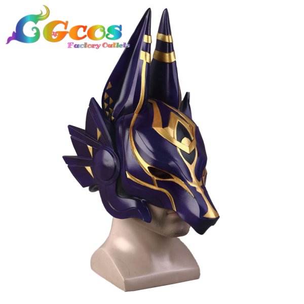 画像3: 原神(げんしん) セノ(Cyno) マスク コスプレ道具 (3)