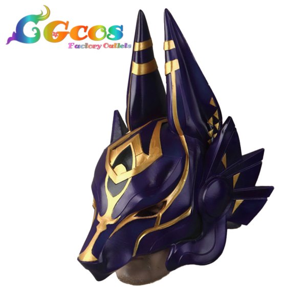 画像4: 原神(げんしん) セノ(Cyno) マスク コスプレ道具 (4)