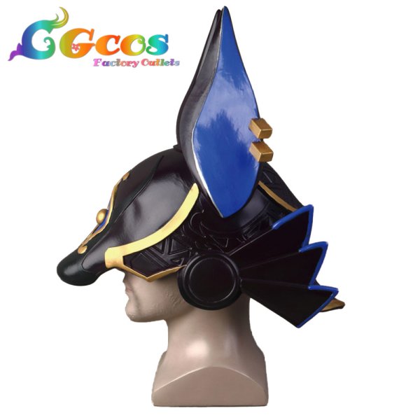 画像8: 原神(げんしん) セノ(Cyno) マスク コスプレ道具 (8)