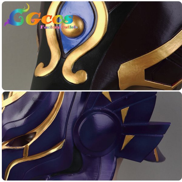 画像9: 原神(げんしん) セノ(Cyno) マスク コスプレ道具 (9)