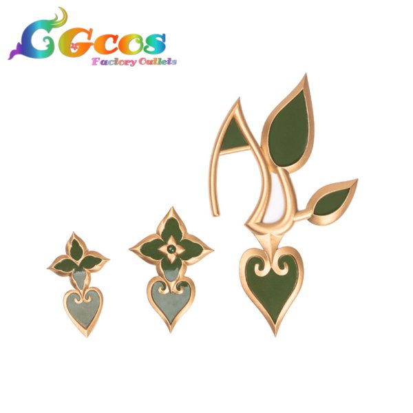 画像4: 原神(げんしん) ナヒーダ 髪飾り+腕飾り コスプレ道具 (4)