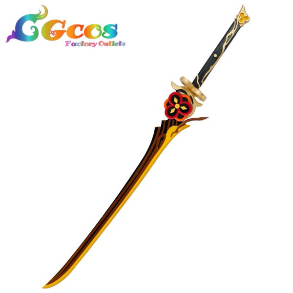 画像2: 原神(げんしん) 千織 刀 コスプレ道具 (2)