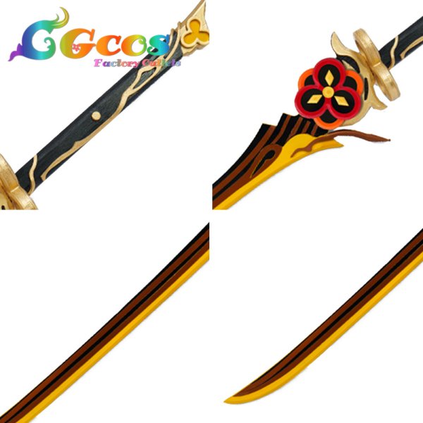 画像4: 原神(げんしん) 千織 刀 コスプレ道具 (4)