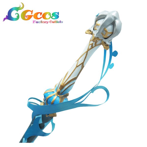 画像2: 原神(げんしん) フォカロルス(水神) 静水流転の輝き コスプレ道具 (2)