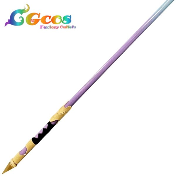 画像2: 原神(げんしん) トーマ 髪飾り+喜多院十文字槍 コスプレ道具 (2)