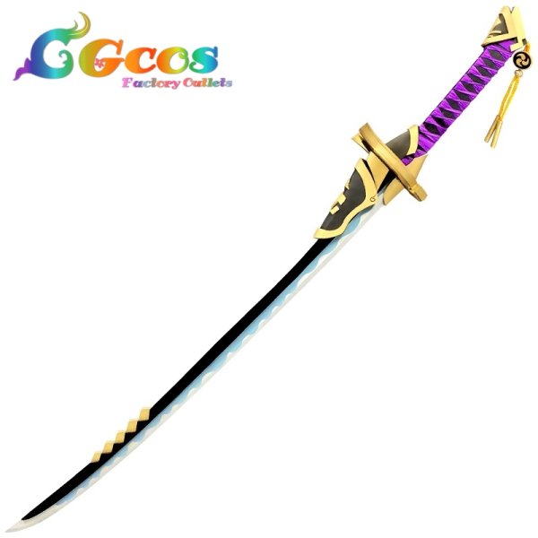 画像2: 原神(げんしん) 神里綾華 天目影打 霧切の廻光 海淵のフィナーレ コスプレ道具 (2)