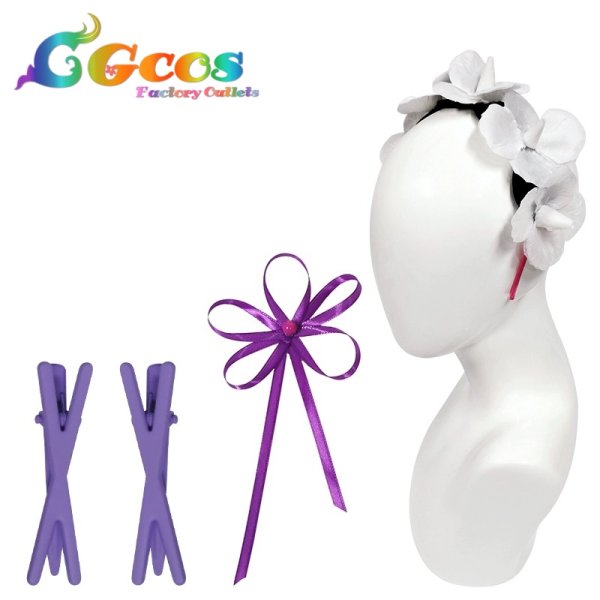 画像4: Re:ゼロから始める異世界生活 レム ラム 髪飾り コスプレ道具 (4)