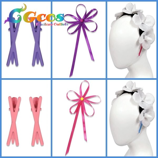 画像5: Re:ゼロから始める異世界生活 レム ラム 髪飾り コスプレ道具 (5)