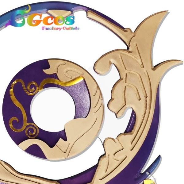 画像2: 原神(げんしん) 珊瑚宮心海 コスプレ道具 (2)