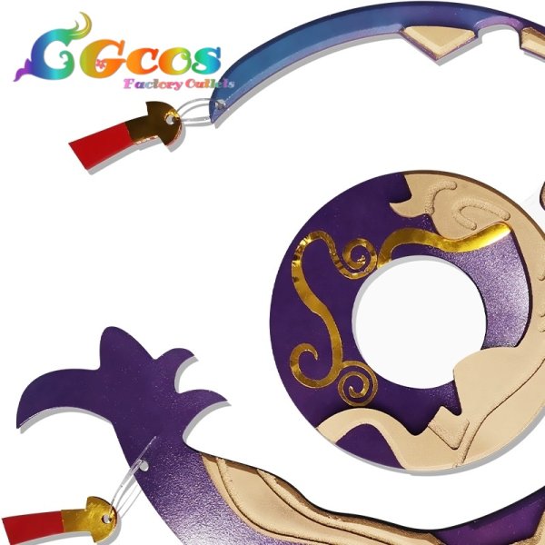 画像3: 原神(げんしん) 珊瑚宮心海 コスプレ道具 (3)