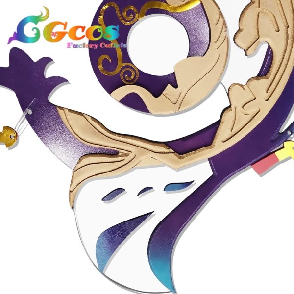 画像4: 原神(げんしん) 珊瑚宮心海 コスプレ道具 (4)