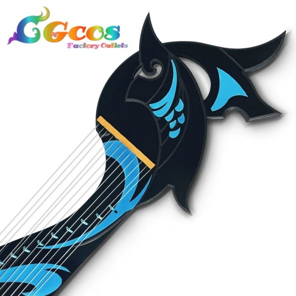 画像4: 原神(げんしん) ピンばあや 琴 鶴鳴の余韻 コスプレ道具 (4)