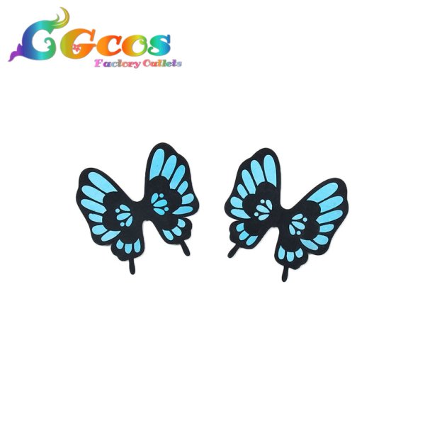 画像2: バーチャルYouTuber VTuber 潤羽るしあ 蝶の飾り コスプレ道具 (2)