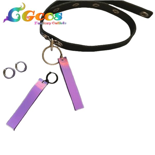 画像2: フラガリアメモリーズ　チャコ　耳飾り+チョーカー　コスプレ道具 (2)