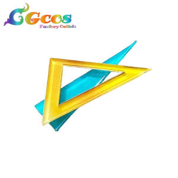 画像3: バーチャルYouTuber　VTuber　甲斐田晴　VΔLZ衣装　三華の樂　耳飾り+髪飾り+ブローチ　コスプレ道具 (3)