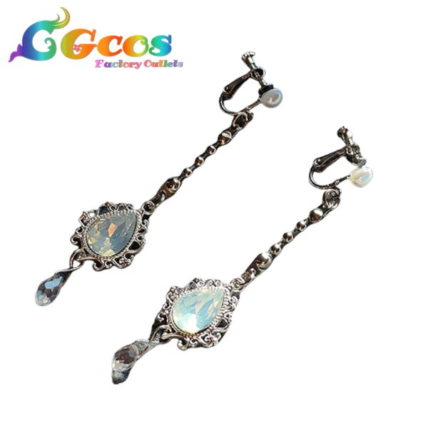 画像2: バーチャルYouTuber　Vtuber　イブラヒム　スーツ　耳飾り+ブローチ　コスプレ道具 (2)