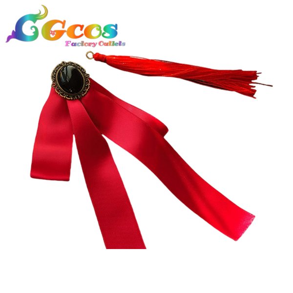 画像5: 男主人公は丁重にお断りします！　エリンダ　耳飾り+ネクレス+リボン　コスプレ道具 (5)