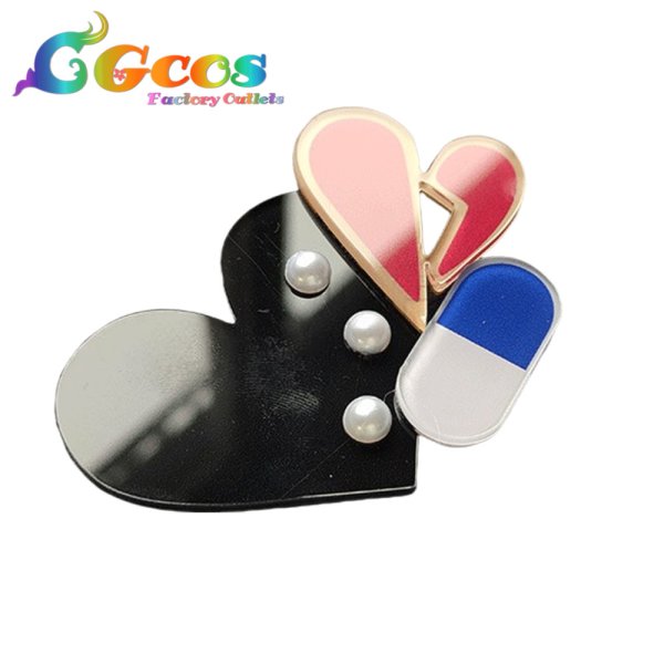 画像2: プロジェクトセカイ カラフルステージ！ feat. 初音ミク　朝比奈まふゆ　ダークデコラ・ハートガール　髪飾り　コスプレ道具 (2)