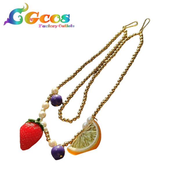 画像4: ラブライブ! School idol project　矢澤にこ　フルーツパーラー編　ブローチ+チェーン 　コスプレ道具 (4)