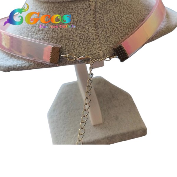 画像4: バーチャルYouTuber　VTuber　轟はじめ　初期2D　髪飾り+チャーム+チョーカー　コスプレ道具 (4)