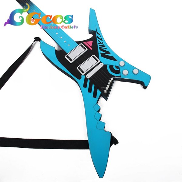 画像5: VOCALOID　初音ミク　RAVE　ギター　コスプレ道具 (5)