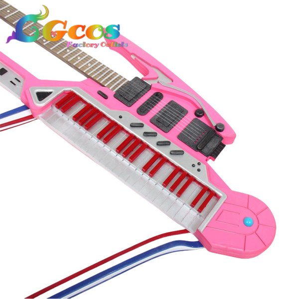 画像4: VOCALOID　初音ミク　グレイテスト・アイドルVer.　ギター　コスプレ道具 (4)