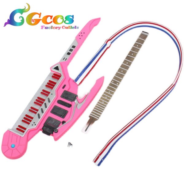 画像5: VOCALOID　初音ミク　グレイテスト・アイドルVer.　ギター　コスプレ道具 (5)