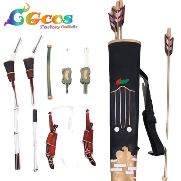 画像5: バーチャルYouTuber　VTuber　風真いろは　弓矢セット　コスプレ道具 (5)