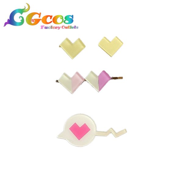 画像2: プロジェクトセカイ カラフルステージ！ feat. 初音ミク　桃井愛莉　髪飾り+耳飾り　Chase my IDEAL IDOL！　コスプレ道具 (2)