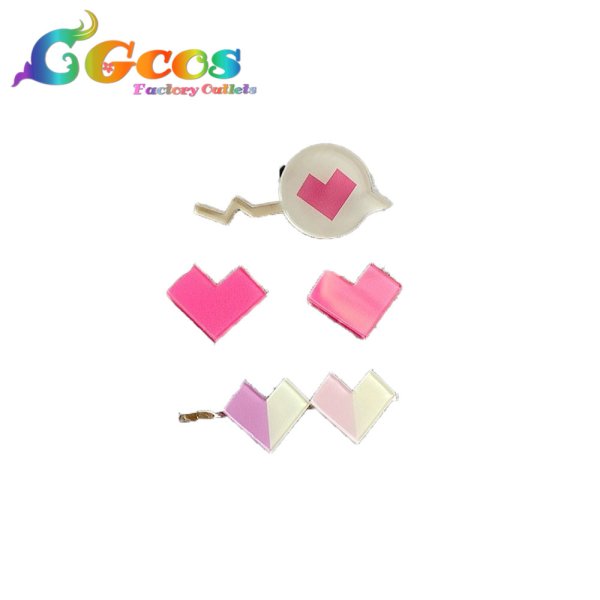 画像2: プロジェクトセカイ カラフルステージ！ feat. 初音ミク　桐谷遥　髪飾り+耳飾り　Chase my IDEAL IDOL！　コスプレ道具 (2)