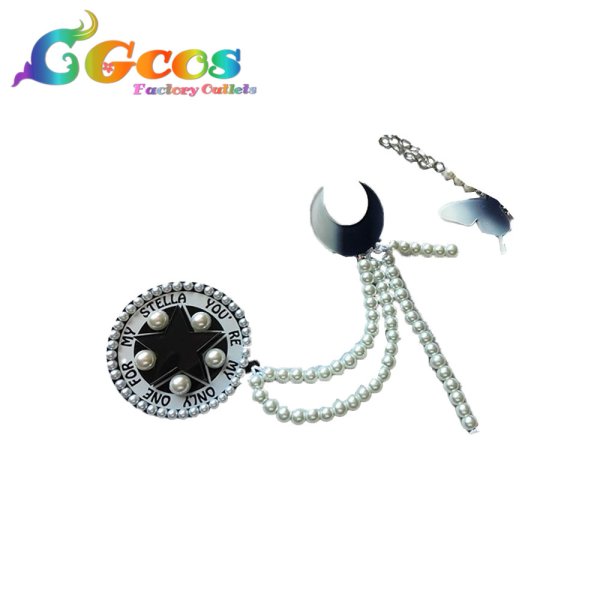 画像2: Paradox Live（パラライ）　呉羽葵　ブローチ+チェーン　コスプレ道具 (2)