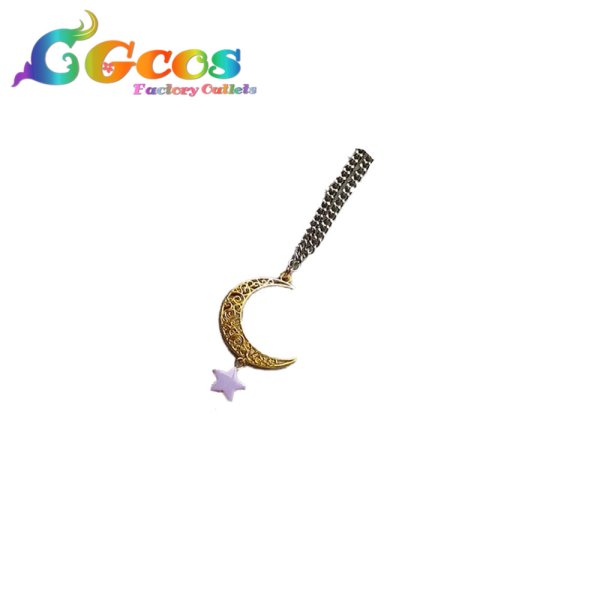 画像6: バーチャルYouTuber　VTuber　アスター アルカディア(Aster Arcadia)　耳飾り+髪飾り+ネクレス+指輪　コスプレ道具 (6)