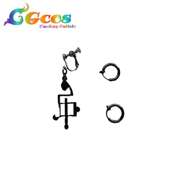 画像2: バーチャルYouTuber　VTuber　葛葉（くずは）　叶 (かなえ)　耳飾り　ChroNoiR　アイドル白　コスプレ道具 (2)